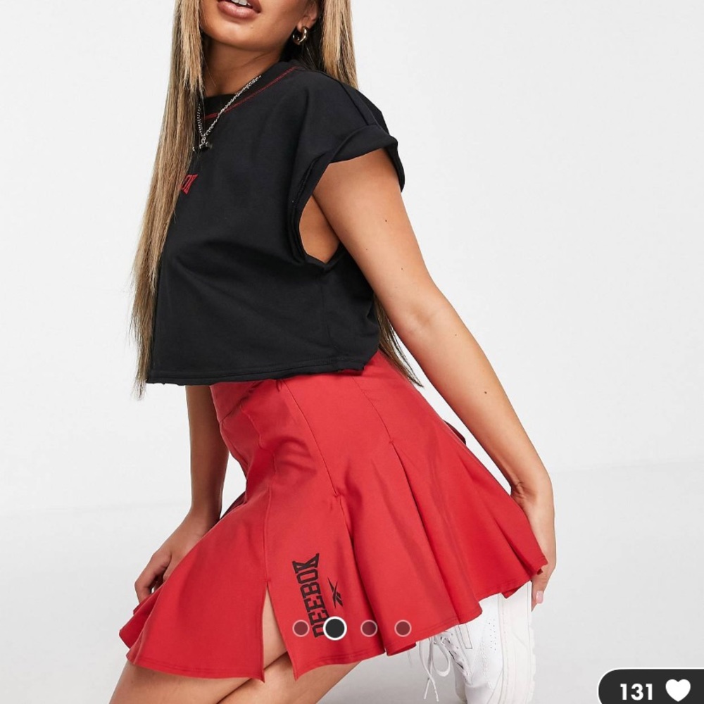Red Reebok Tennis Skirt NWT